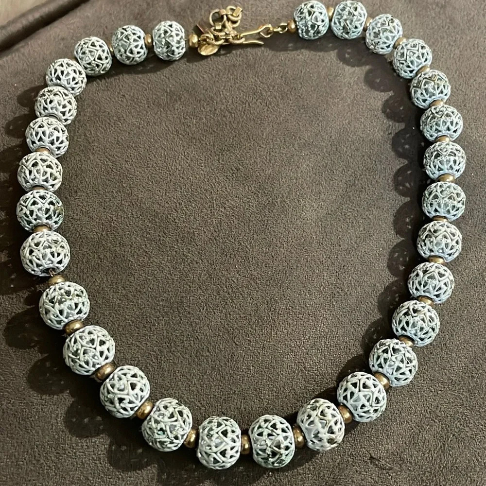 Vintage Monet filagee necklaces